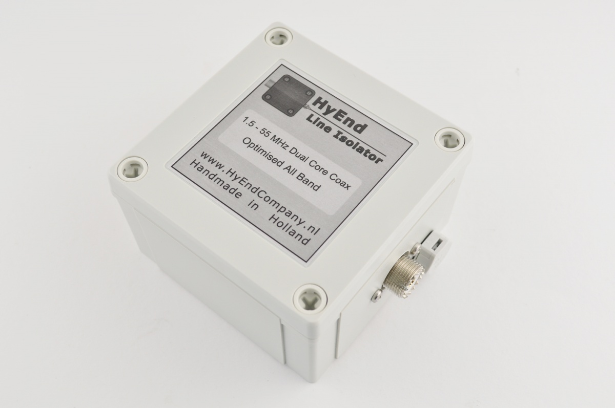 1.555 MHz Line Isolator All Band Coax Dual Core